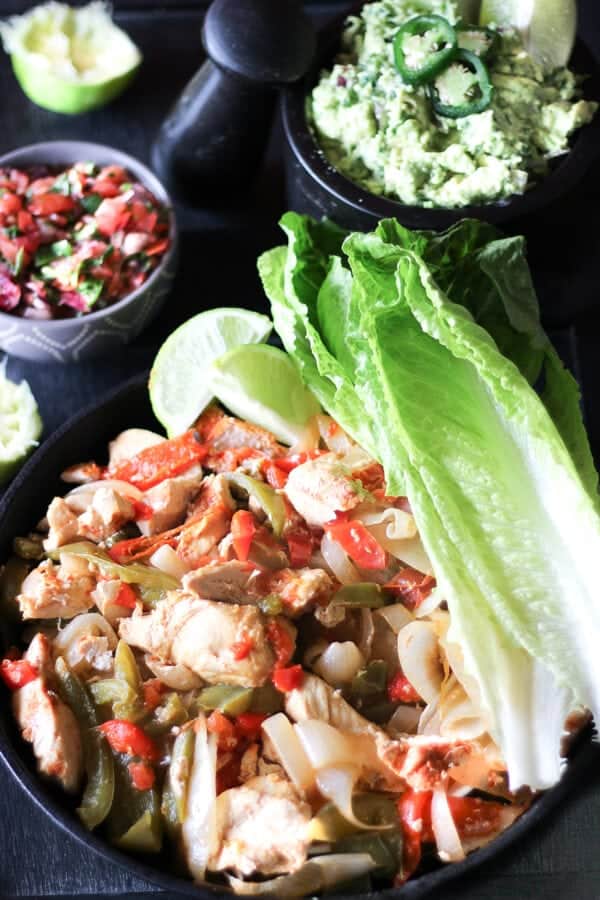 Slow Cooker Chicken Fajitas | http://wickedspatula.com