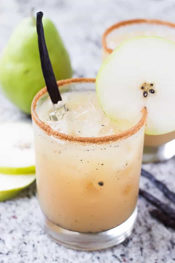 Vanilla Pear Margaritas