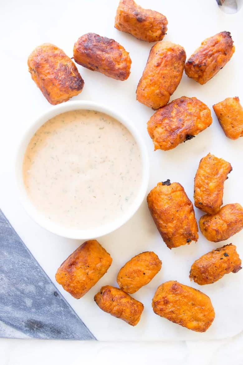 Sweet Potato Tots (vegan + gluten free) Wicked Spatula