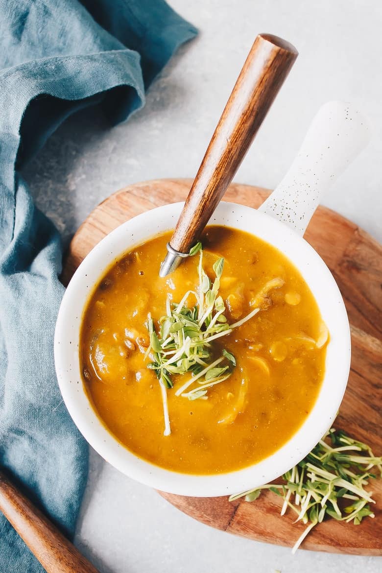 Curried Pumpkin And Lentil Soup Wicked Spatula