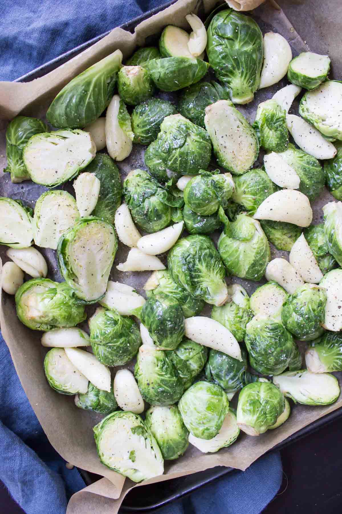 Simple Roasted Brussels Sprouts - Wicked Spatula
