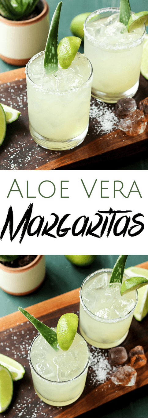 Aloe Vera Margaritas - Wicked Spatula