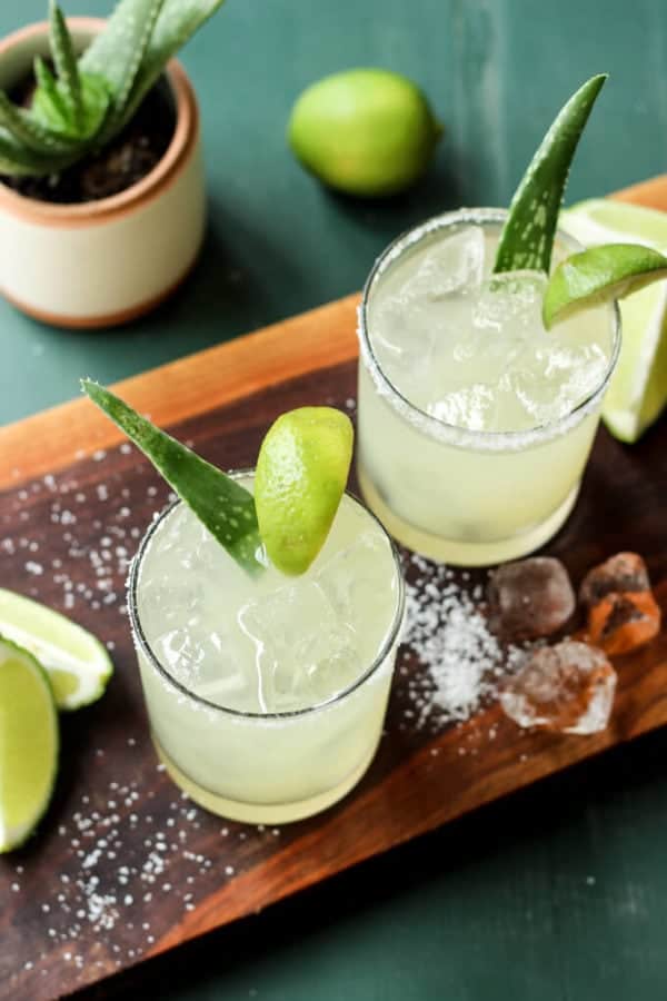 Aloe Vera Margaritas Recipe - Wicked Spatula