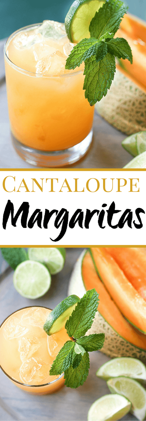 Cantaloupe Margaritas - Wicked Spatula