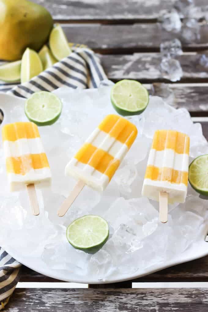 Spicy Mango Margarita Creamsicles - Wicked Spatula