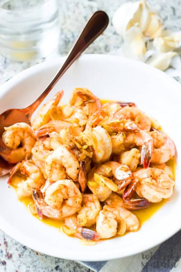 Sauteed Spanish Garlic Shrimp Recipe Gambas Al Ajillo Wicked Spatula