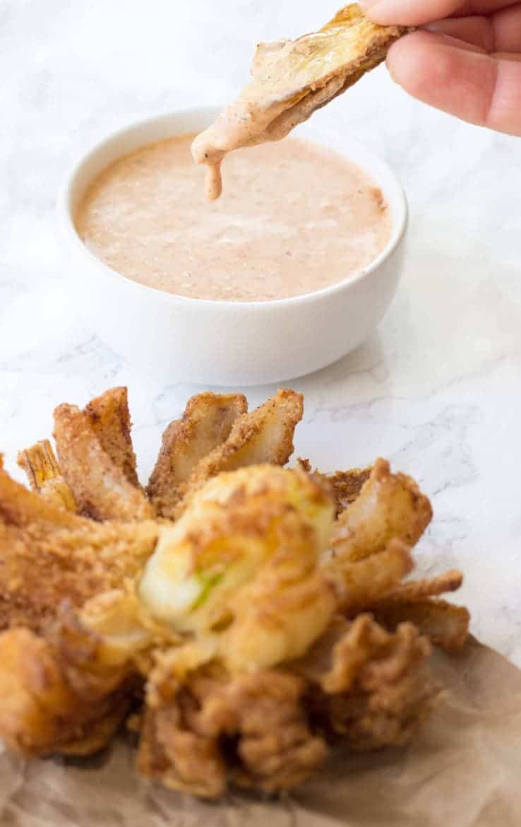 Easy Baked Blooming Onion Recipe | Wicked Spatula