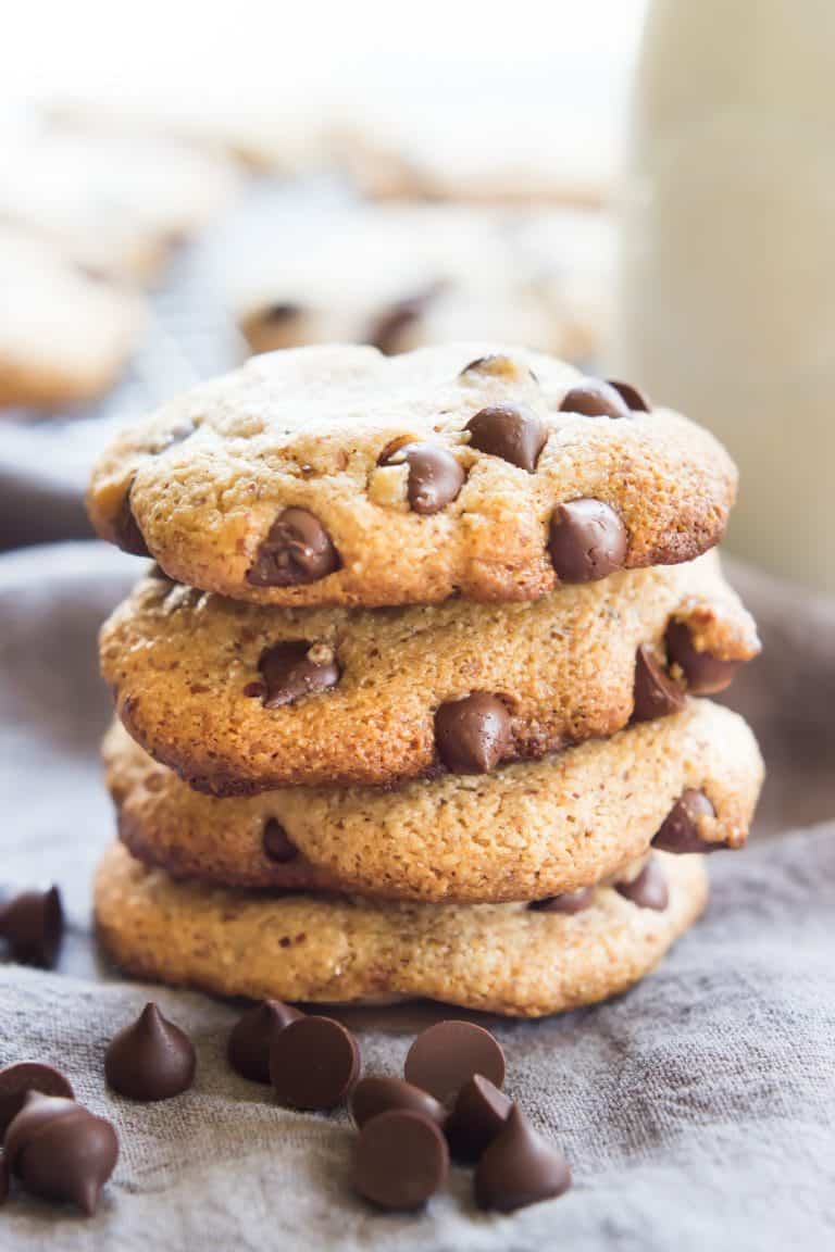 The Best Chewy Paleo Chocolate Chip Cookies Recipe | Wicked Spatula