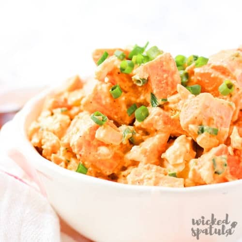 Healthy Paleo Cold Sweet Potato Salad Recipe | Wicked Spatula