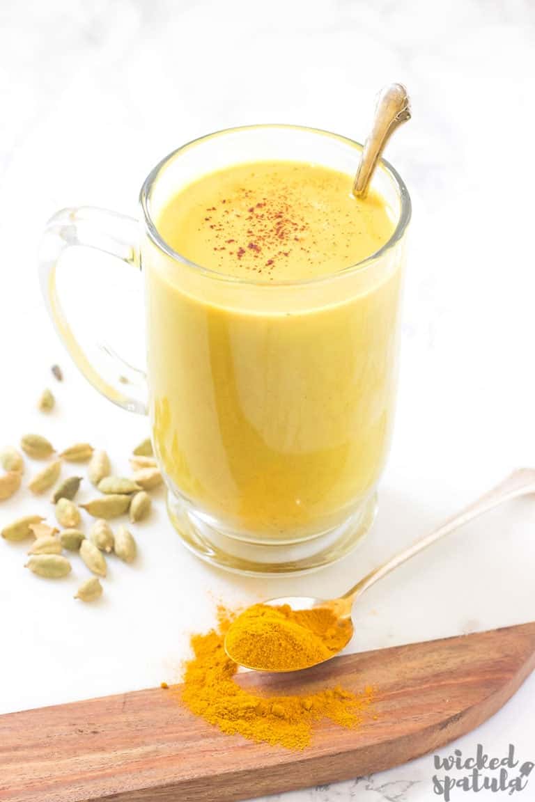 Easy Golden Turmeric Latte Recipe | Wicked Spatula