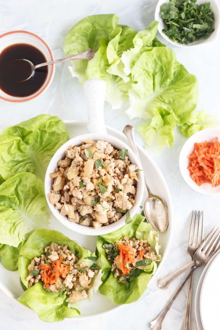 Paleo Chinese Chicken Lettuce Cups Recipe (AIP + Whole30)