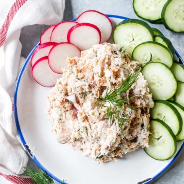 Dairy Free Smoked Salmon Spread Recipe - Wicked Spatula