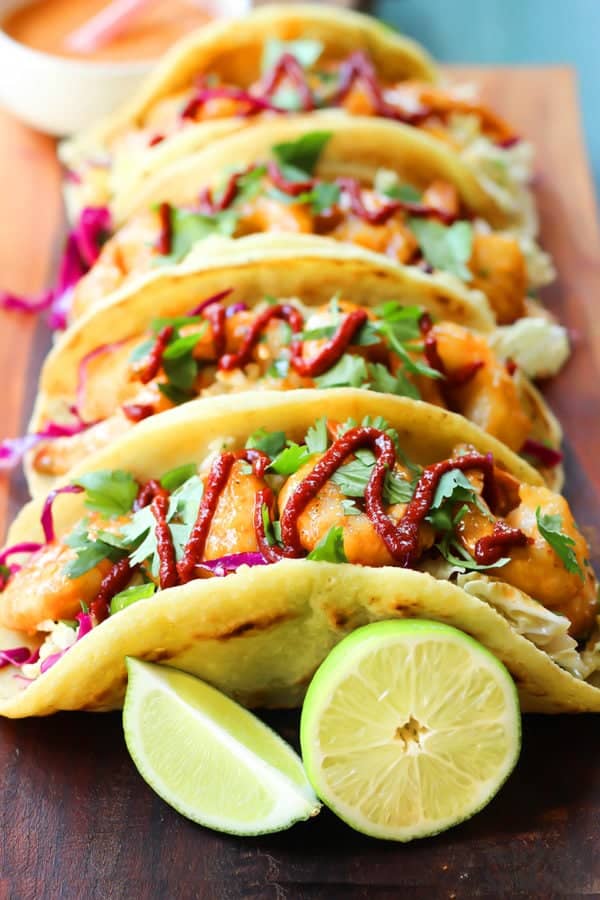 Easy Bang Bang Shrimp Tacos Recipe | Wicked Spatula