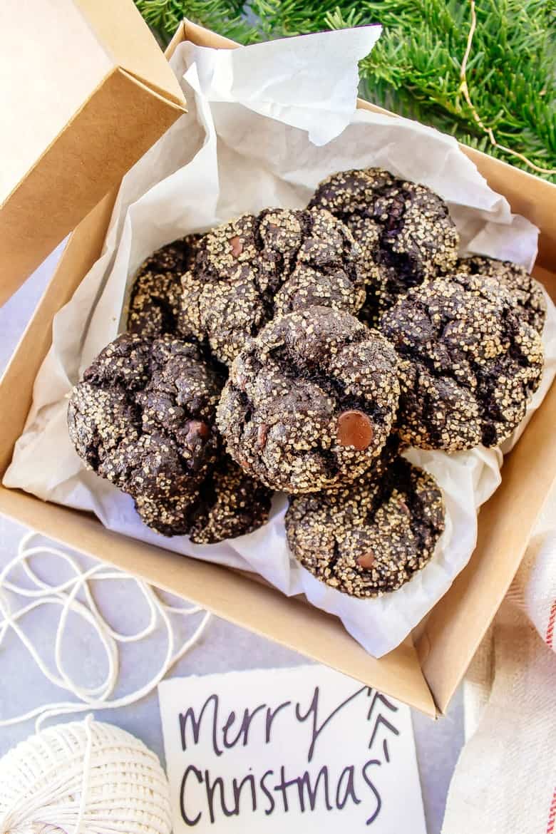 Mexican Hot Chocolate Cookies - Gluten Free and Vegan