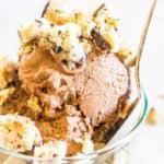 Keto Cookie Dough Blizzard (great low-carb ice cream) - Wicked Spatula