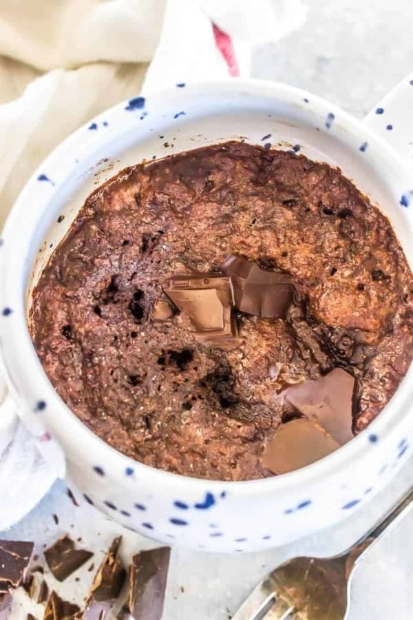 Almond Flour Paleo Chocolate Mug Cake Recipe | Wicked Spatula