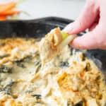 Easy Paleo Vegan Spinach Artichoke Dip Recipe | Wicked Spatula