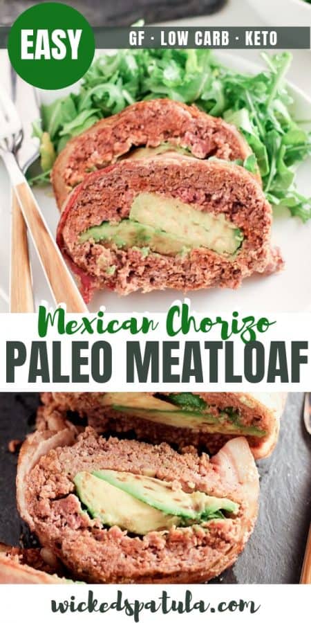 Easy Mexican Meatloaf Recipe With Chorizo & Avocado | Wicked Spatula