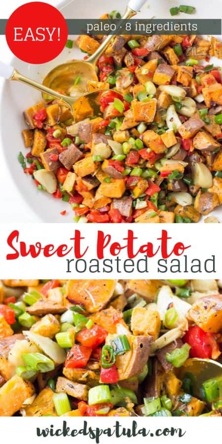 Roasted Sweet Potato Salad Recipe - Wicked Spatula