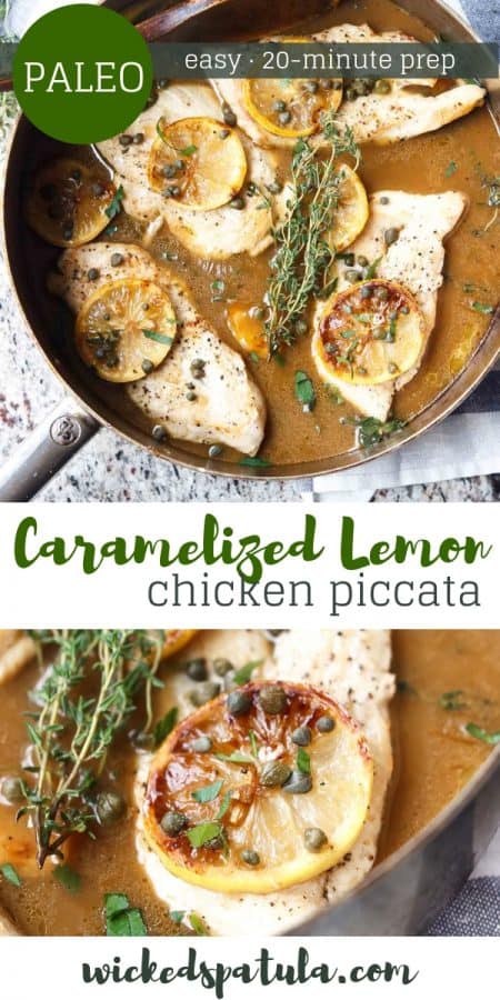 Healthy Easy Lemon Chicken Piccata Recipe | Wicked Spatula